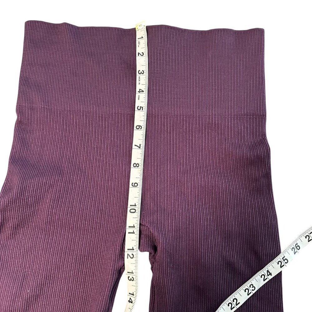Spanx Look at Me Leggings Wine Color Women’s Size XL Stretchy Lounge - Picture 8 of 10